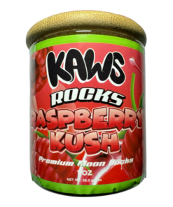 Kaws Rocks – Raspberry Kush 28g (1oz) – Berry Edition