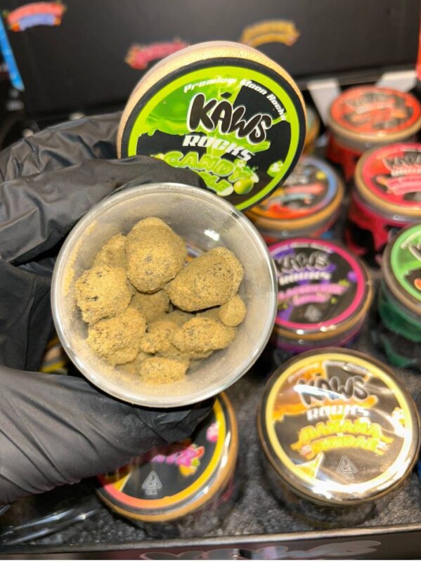 kaws moon rock
